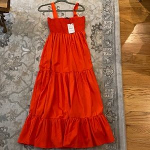 NWT Red Zara Maxidress S